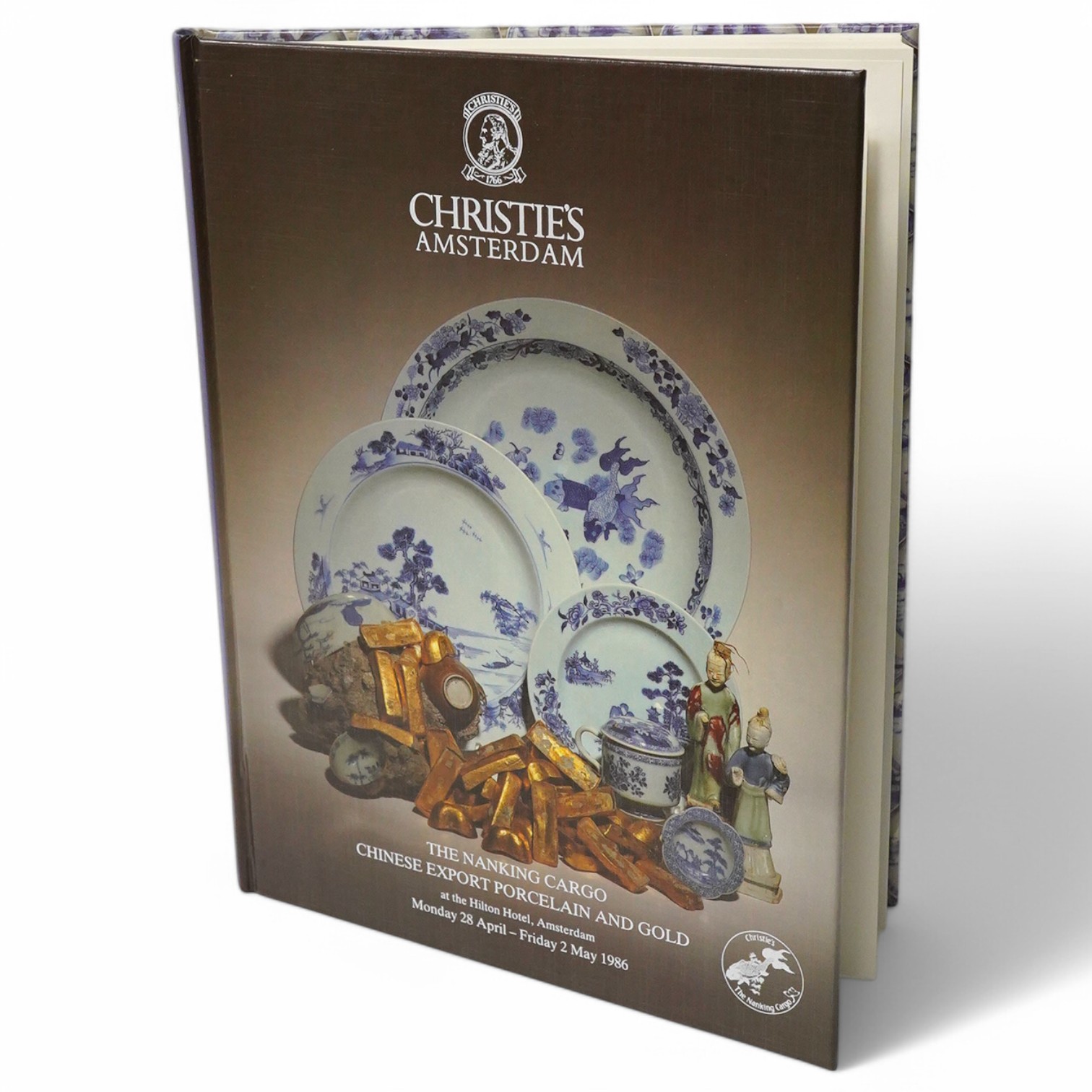 Christie's Amsterdam - The Nanking Cargo sale catalogue, 28 April -2 May, 1986, with original packaging. Condition - good